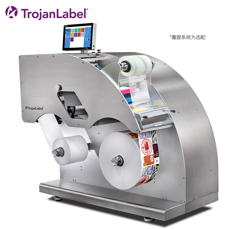 TROJANLABEL T2-L彩色标签印刷淋膜纸工业印刷机